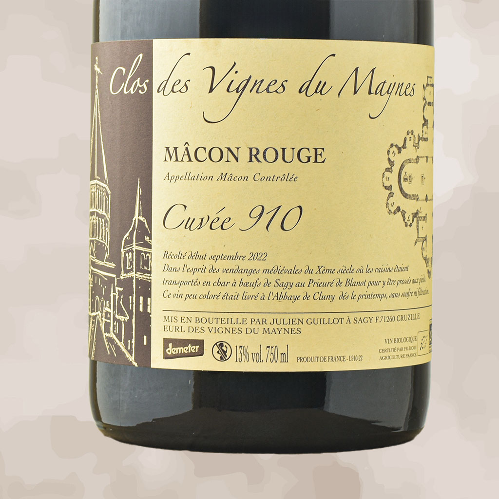 Clos du Vignes du Maynes 2023 cuvée 910 | Gamay + PN + Chardonnay 0,75cl