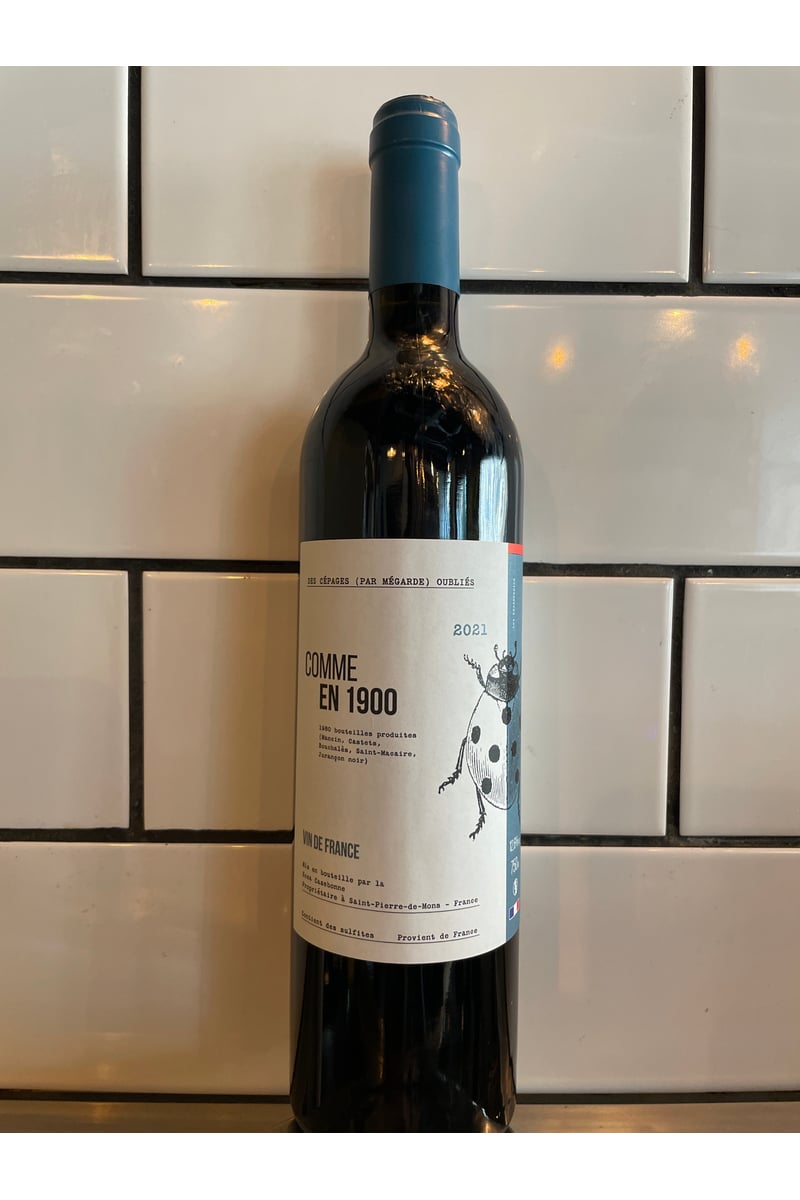 COMME EN 1900 ROUGE CAZEBONNE 0,75cl