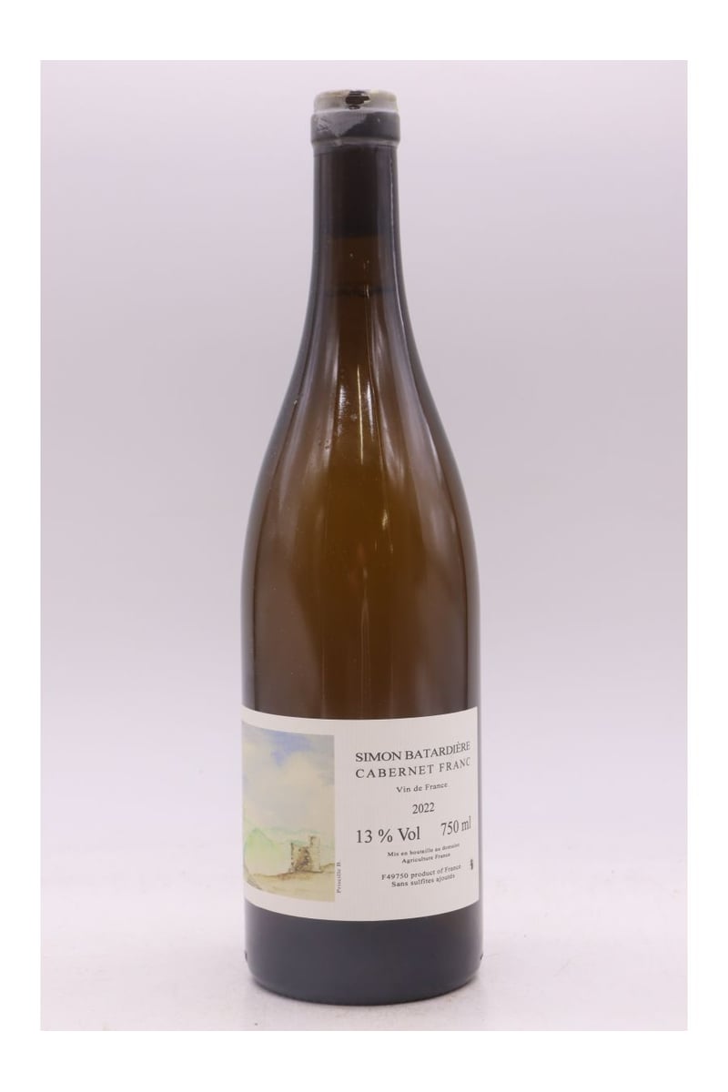 Simon Batardière Blanc de noir Cabernet Franc 2022 0,75cl